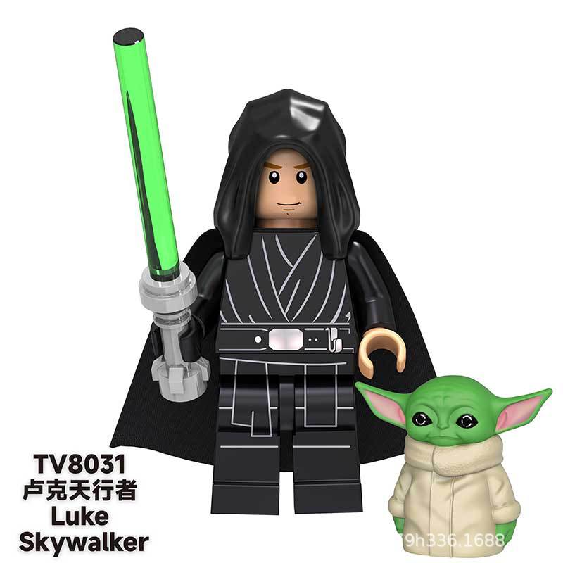 Star Wars Series Building Blocks Minifigures, Educational Toy for Kids, 8 Styles Bagged