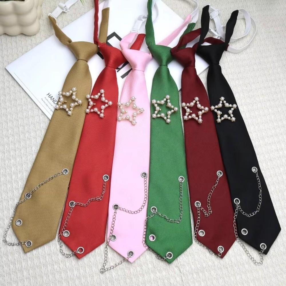 Tassels Star Tie Choker Shirt Tie Elegant Long Necktie JK Uniform Decoration