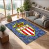 AS Monaco Printed Flannel Area Rug Non Slip Soft Polyester Floor Carpet Indoor Decor Mat for Bedroom Living Room Sofa Game Room Home Decoration