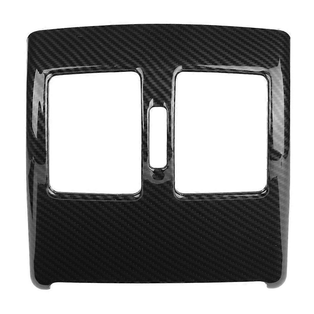 Carbon Fiber Style Rear Air Conditioning Vent Frame Trim for Mercedes Benz C Class W204 08-13
