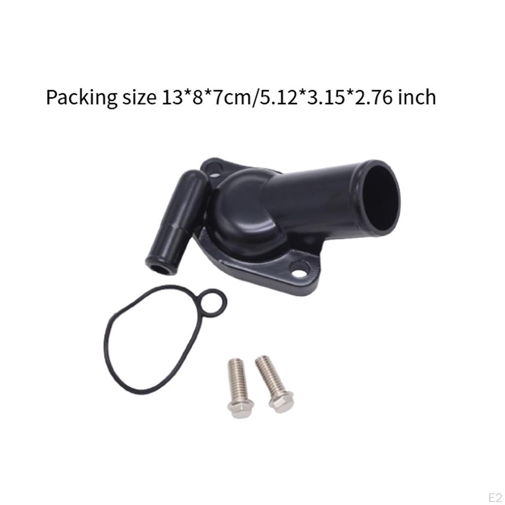 Корпус термостата с водяной горловиной, совместимый с черным металлом для двигателей 253 308 V8, замена деталей, простота в использовании