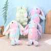 1 шт. Мягкая игрушка в виде животного, красочная кукла-кролик, милый кролик, плюшевая игрушка, детские игрушки, подарок на день рождения, рождественский подарок для девочки