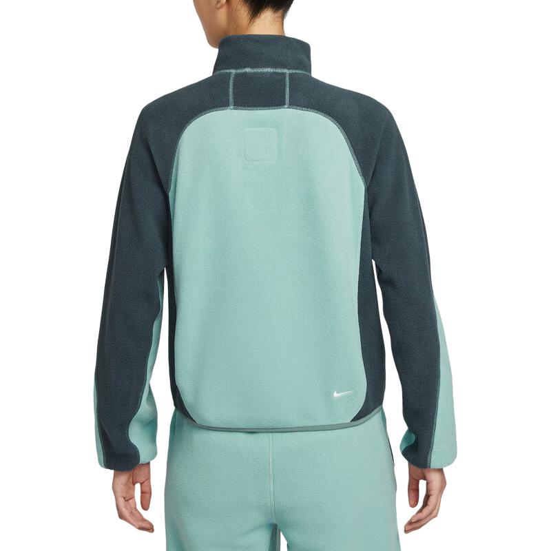Nike Свитшоты ACG Женские Бирюзовые С воротником-стойкой Умеренно Обычные HJ0238-017