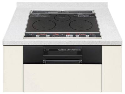 Panasonic Тип нагревателя для приготовления пищи IH Ширина 60 см Совместимость с чугуном и нержавеющей сталью 2 конфорки IH Radiant встраиваемый KZ-G32AK Черный/Черный +