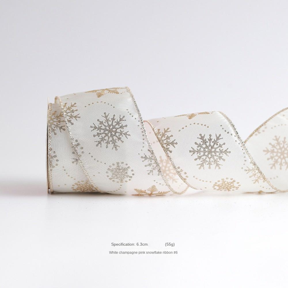 10 Yards Christmas Ribbons Imitation Hemp Material Bows Craft Decoration Christmas Decorations