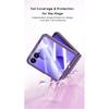 Suitable for Samsung ZFlip8 magnetic phone case with integrated anti-peep film, matte finish, anti-drop, foldable protective cover