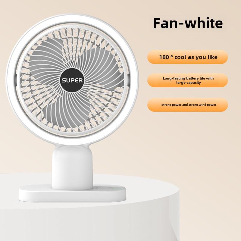 Compact USB Desktop Fan: Portable, High-Power Circulation for Home and Office