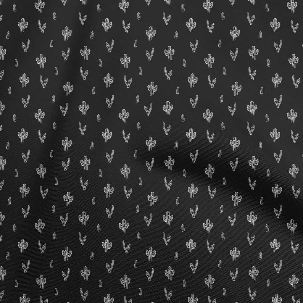 oneOone Хлопковая гибкая синяя ткань с рисунком кактуса для шитья, напечатанная ткань для рукоделия, ярд 40 дюймов