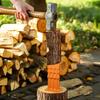 Compact Size Firewood Splitter High Carbon Steel Wood Splitter Safe Log Splitter  Outdoor Camping