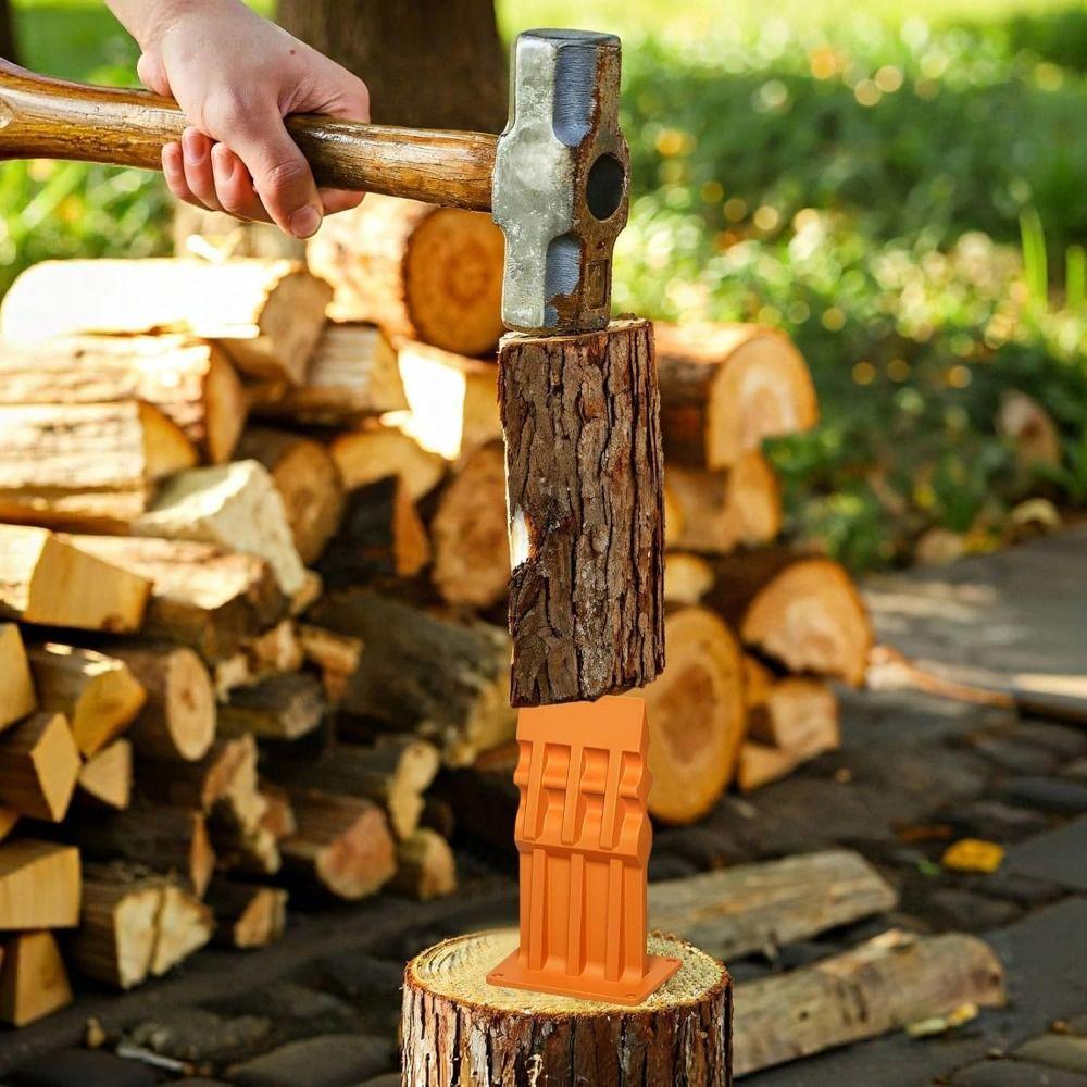 Compact Size Firewood Splitter High Carbon Steel Wood Splitter Safe Log Splitter Outdoor Camping