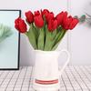 Имитация тюльпана 37 см. Искусственный тюльпан. Искусственный шелк. Поддельный тюльпан. Цветок оптом для вазы. Свадебный декор для дома. Весенние вечеринки. Подарок на День матери.