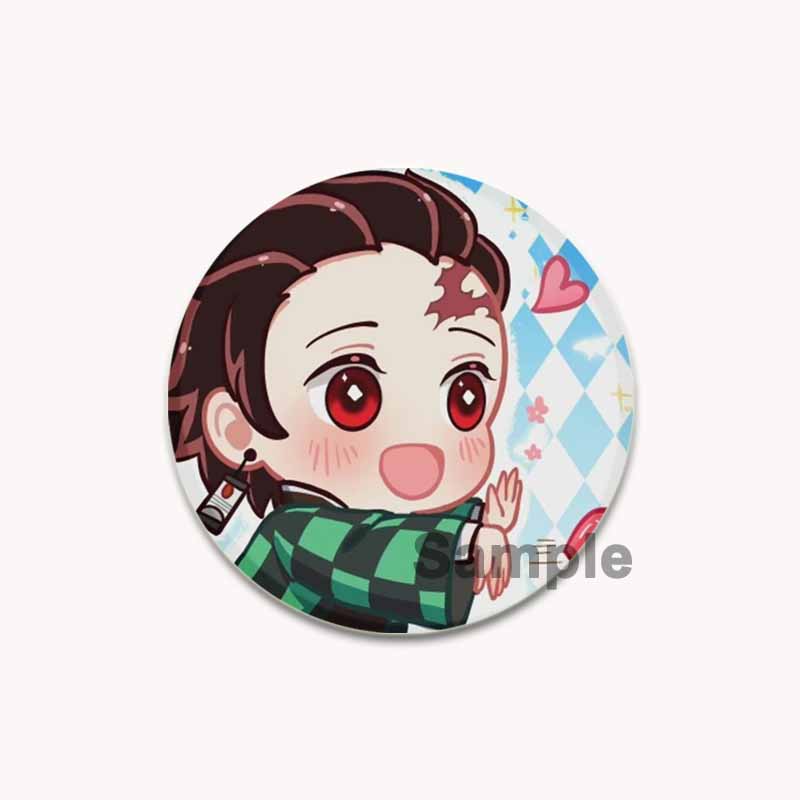 32/44/58 мм аниме Камадо Танджиро/Хасибира Иносукэ броши Кочоу Синобу/Камадо Незуко/Цуюри Канао/Агацума Зеницу значок ручной работы, булавка