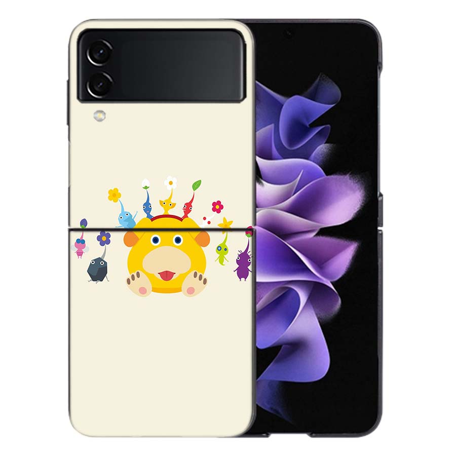 Чехол для игры Pikmin 4 для Samsung Z Flip7 6 Galaxy Case Ударопрочный Z Flip5 Z Flip3 4 5G Жесткий чехол Телефон TPU PC Жесткий Funda