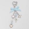 Bowknot Heart Beaded Pendant Star Beaded Lanyard Y2k Heart Keychain  Women Accessories
