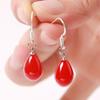 Women Water Drop Earrings Natural Hook Dangle Stud Earrings