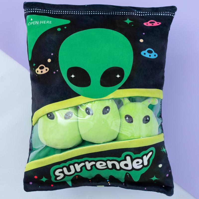Boba Tea Cookies Plush Toy Cute Fluffy Snacks Plushies Pudding Cake Alien Hug Pillow Birthday Gift Sofa Home Decorative Pillow