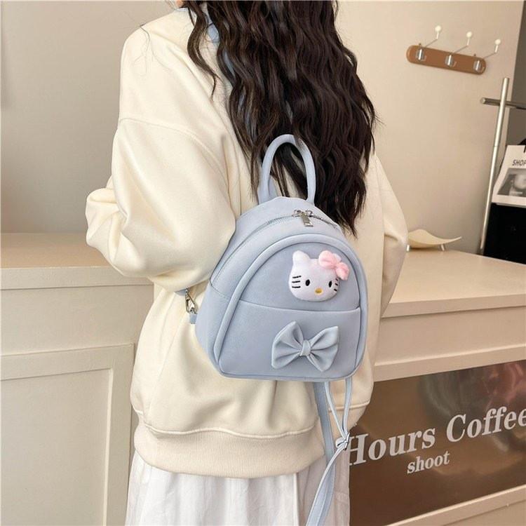 Милая плюшевая кукла Hello Kitty, украшение, студенческий мини-рюкзак для ежедневного использования