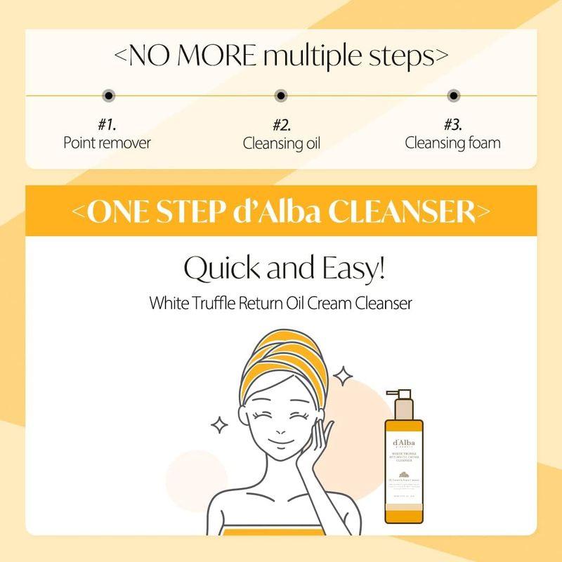 d'Alba Очищающий крем-крем с маслом белого трюфеля 150 мл