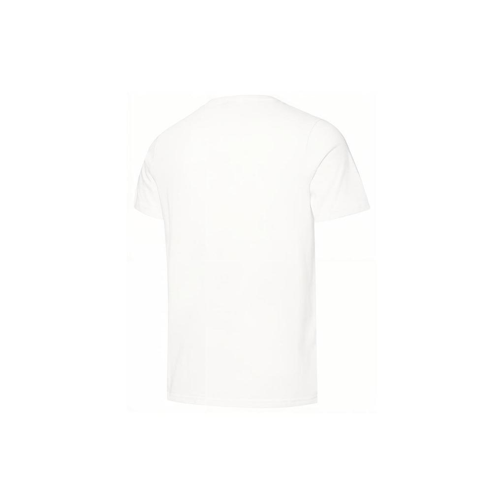 Puma Small Logo Crew Neck Sports Tee Men Tops White 848723-02