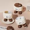 Cosmetic Cotton Swab Box Dental Floss Box Toothpick Storage Box Creative Cute Multifunctional Small Item Storage Organizer