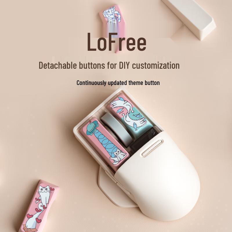 Lofree OE909 Xiao Qiao Wireless Tri-Mode Mouse