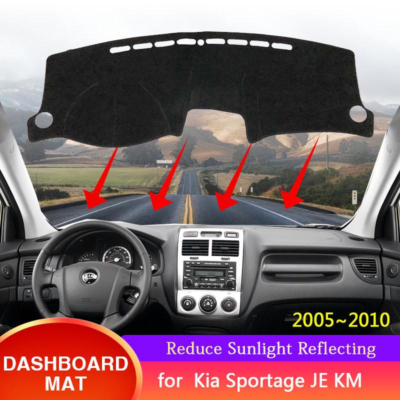 for Kia Sportage JE KM 2005 2006 2007 2008 2009 2010 Dashboard Cover Sunshade Anti-sun Protect Carpet Pad Cushion Car Accessorie