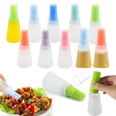 1 шт. щетка для бутылок с силиконовым маслом, щетки для барбекю/кондитерских изделий, силиконовая щетка для приготовления пищи на гриле, барбекю, выпечки, кондитерских изделий, масло/мед/соус, щетка для бутылок