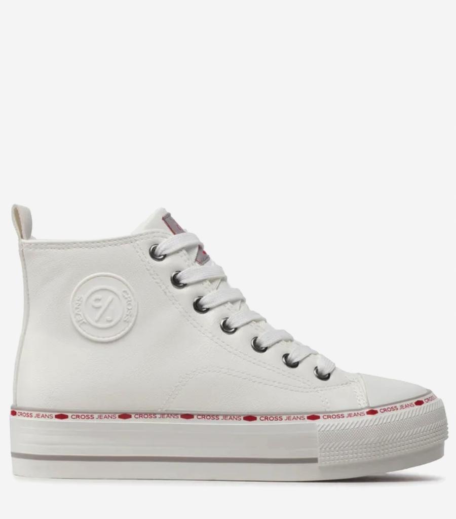 Cross jeans KK2R4044C - white women's insulated sneakers, high boots