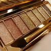 Golden Eyeshadow Palette Sparkling Shiny Glitter Eyeshadow Palette With Brush And Mirror, High Pigmented, Long-Lasting Makeup For A Gorgeous Look