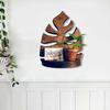1 Pc Wooden Multi-Function Candle Storage Rack Farmhouse Decoration Bookshelf Practical Wall Mounted Wall Mounted Photo Frame