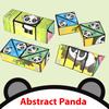 Panda Трехмерный Разнообразный Кубик Рубика Неограниченный 3D Кубик Рубика Декомпрессия Оптовая Детские Развивающие Игрушки