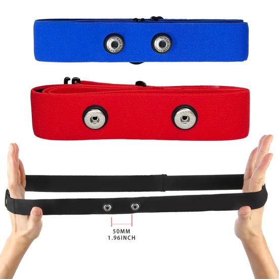 Сменный ремешок датчика сердечного ритма, регулируемый нейлоновый нагрудный ремень, нагрудный ремень фитнес-трекера для занятий на открытом воздухе