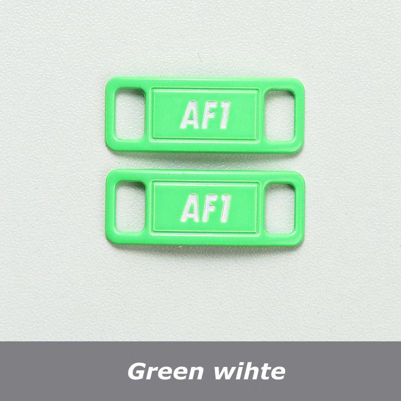 NO.8 2Pcs Metal Shoelaces Buckle AF1 Shoe Decoration Suitable for All Shoes Sneakers Shoes Accessories Flat Shoelace Buckle