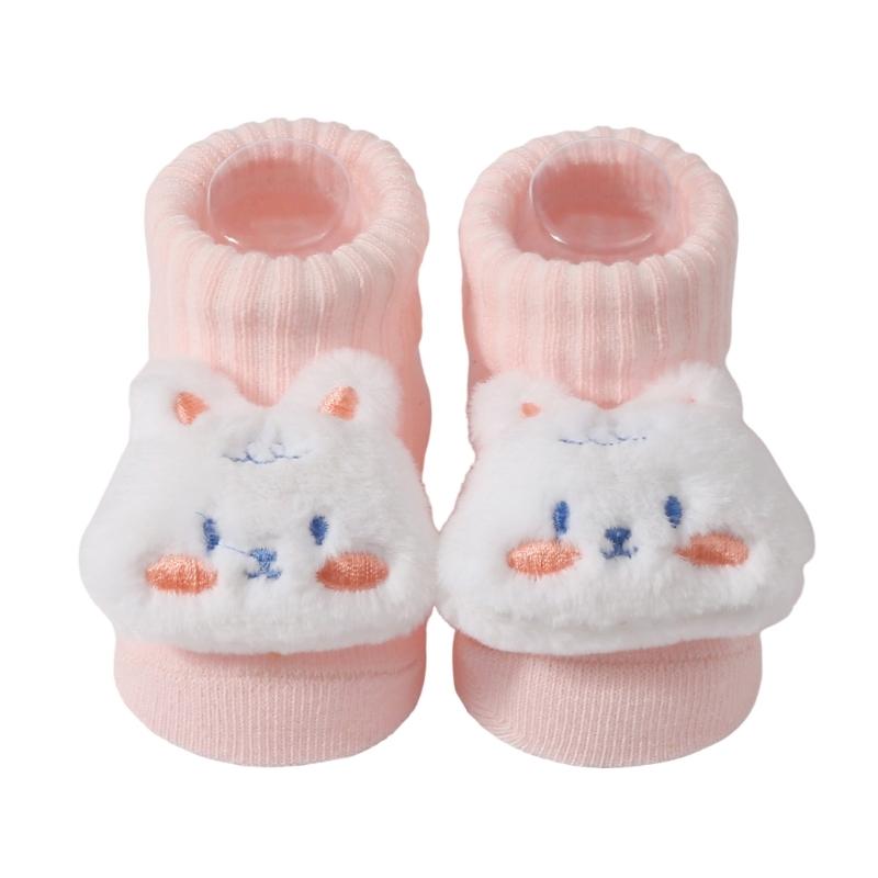 Baby Ankle Socks Kids Boys Girls Knitted Socks with Cartoon Doll Cotton Socks Soft Socks for Newborns Infant 0-3 Year
