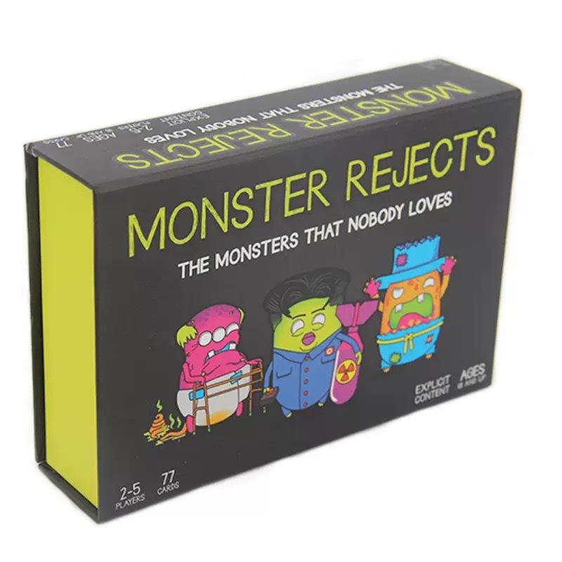 Funny Monster Misfits Card Game for 2-5 Players Tabletop Games Humorous Party Entertainment