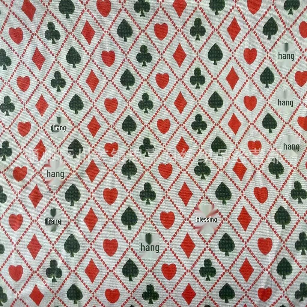 Мультяшный Покер Хлопковый Твил Детская Постельная Ткань - Ширина 1,6 м, Ручная работа