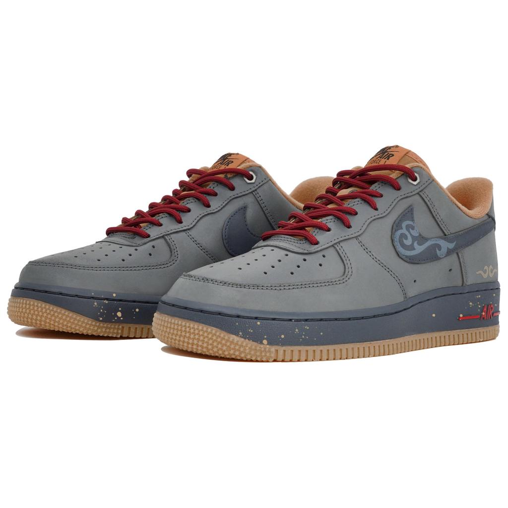 Nike Air Force 1 Low 07 LV8 'Пшеница/Лён' Мультицветок, Скайуокер, Сумка для покупок Низкие кроссовки для скейтборда Унисекс Серый CJ9179-200(Team113-S-BOX)