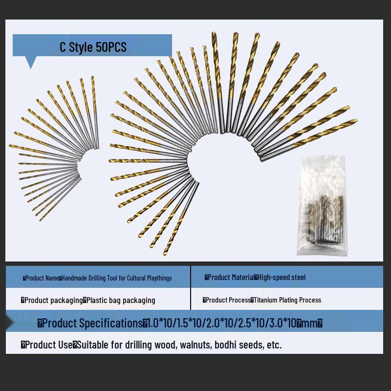Manual Hand Drill Set with Drill Bits