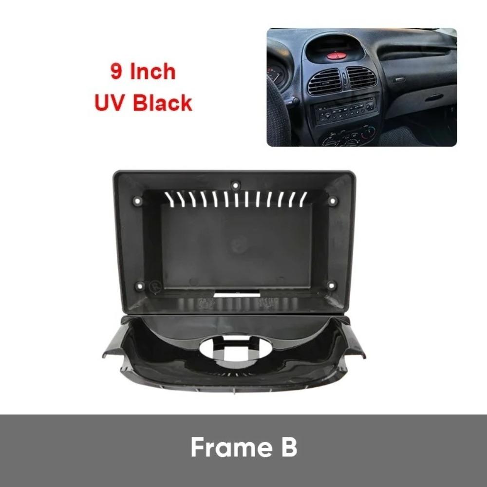 For PEUGEOT 2004-2008 206/2006-2013 CITROEN C2 9 Inch Fascias Car Radio Player 2 Din Panel Dash Board Cover Frame