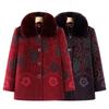 Winter Velvet Thickened Coat Women's Winter Cotton-padded Coat Mother-in-law Old Lady Cotton-padded Jacket