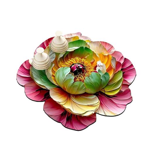 3D Цветок Диатомовая Грязь Мягкий Коврик Впитывающая Подкладка для Барной Стойки для Чашек Раковина для Кухни Быстросохнущий Поддон для Умывальника Декоративная Диатомитовая Подставка