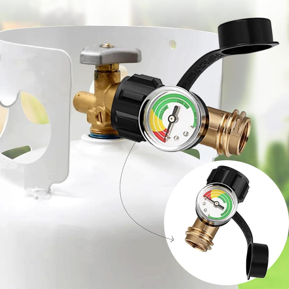 Индикатор уровня газа для пропанового баллона, Универсальный индикатор уровня газа для пропановых баллонов 5-40 фунтов, Индикатор уровня газа для гриля, обогревателя, кемпера, QCC1