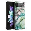 Модный мраморный чехол для телефона Samsung Galaxy Z Flip3 Flip4 Flip5 Чехол-оболочка для Z Flip 3 4 5 6 7 Жесткая складная крышка