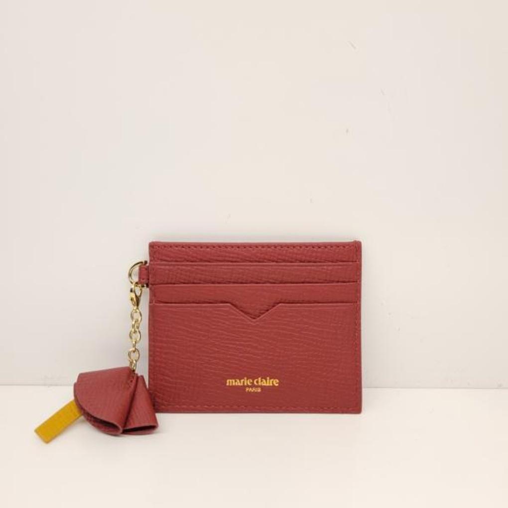 Marie Claire Ultra-Slim Natural Leather Casual Card Holder Wallet