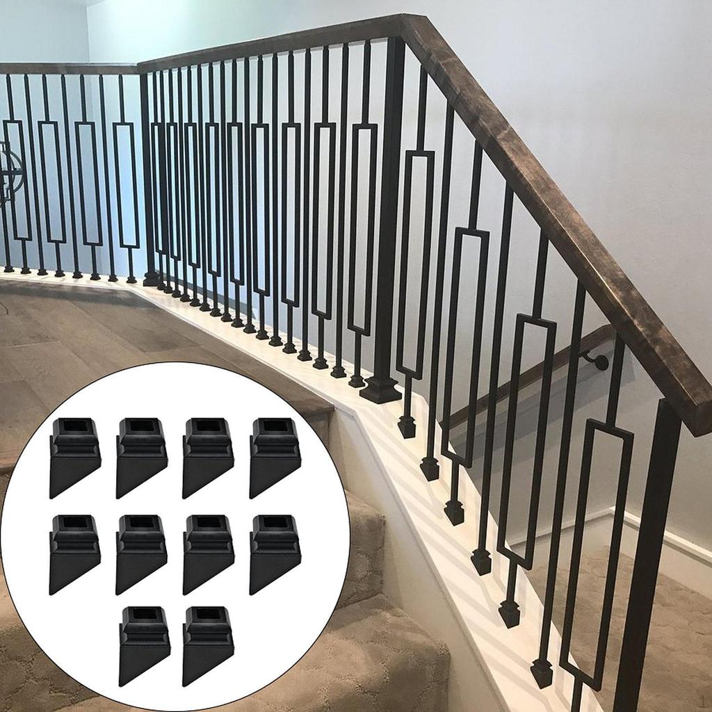 10 шт. Железные балясины для лестницы, аксессуары для основания поручня, фурнитура для лестницы, ландшафтные здания