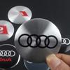 For Audi  A5 4Pcs 56mm Car Wheel Hub Cap Center Sticker Emblem Badge Decal Accessories For Audi A1 A3 A4 A5 A6 A7 Q3 Q5 Q7 RS3 RS4 RS5 S3 S4