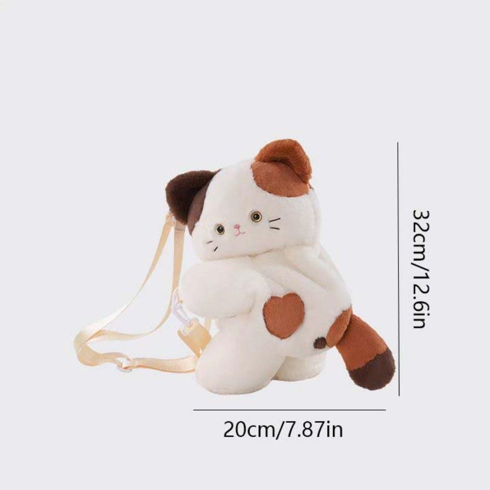 Doll Children Backpack Plush Toy Animal Shoulder Bag Soft Penguin Crossbody Bag  Outdoor
