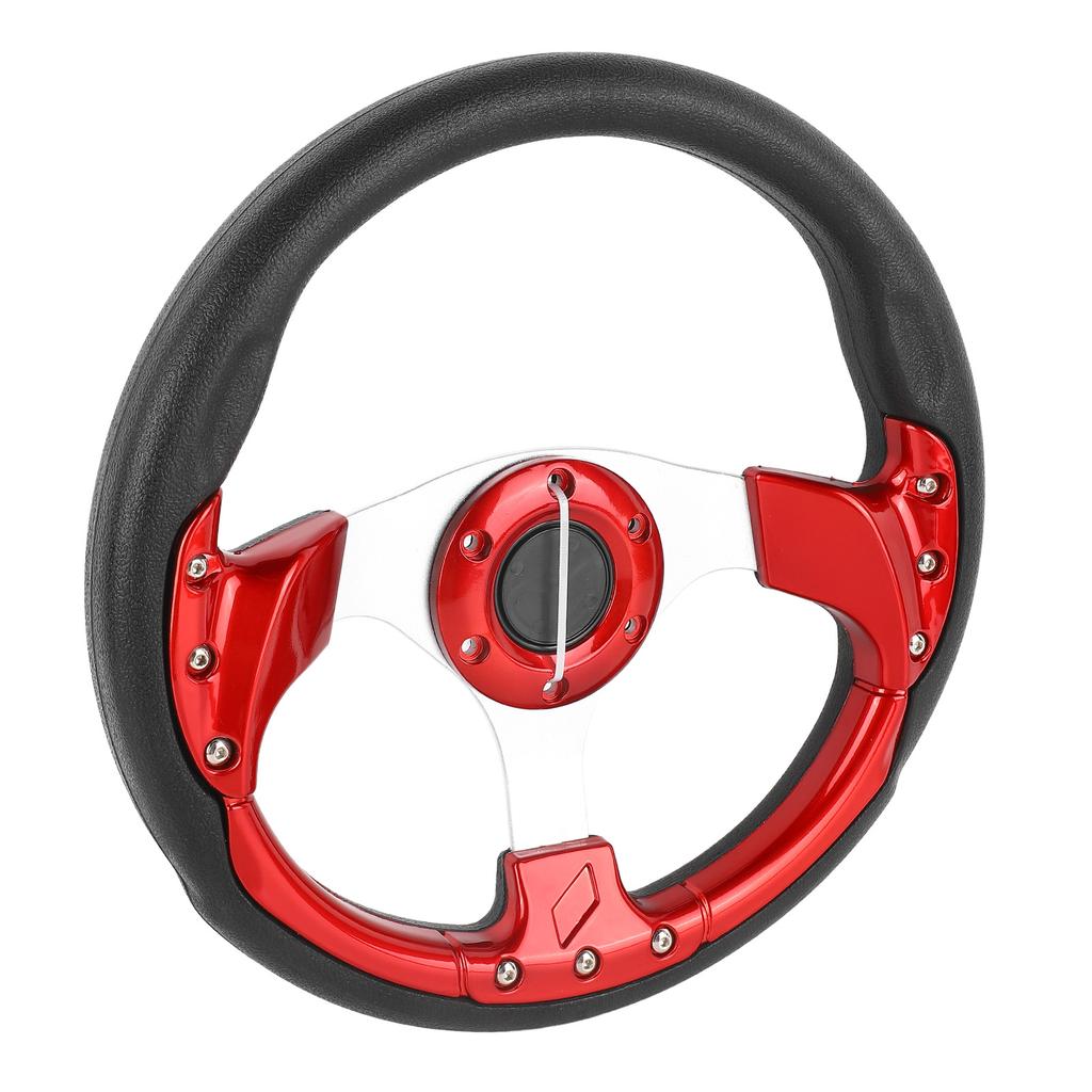 13-дюймовый автомобильный руль, универсальная модификация рулевого колеса для большинства седанов и внедорожников, красный