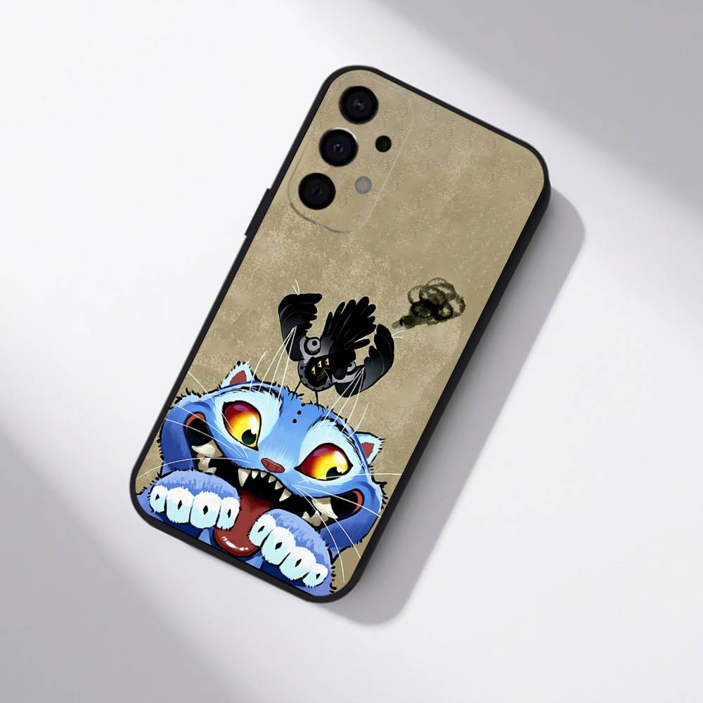 Чехол для телефона KPop Tiger Of D-Demon H-Hunters для Samsung S25,S24,S21,S22,S23,S30,Ultra,S20,Plus,Fe,Lite,5G Черный
