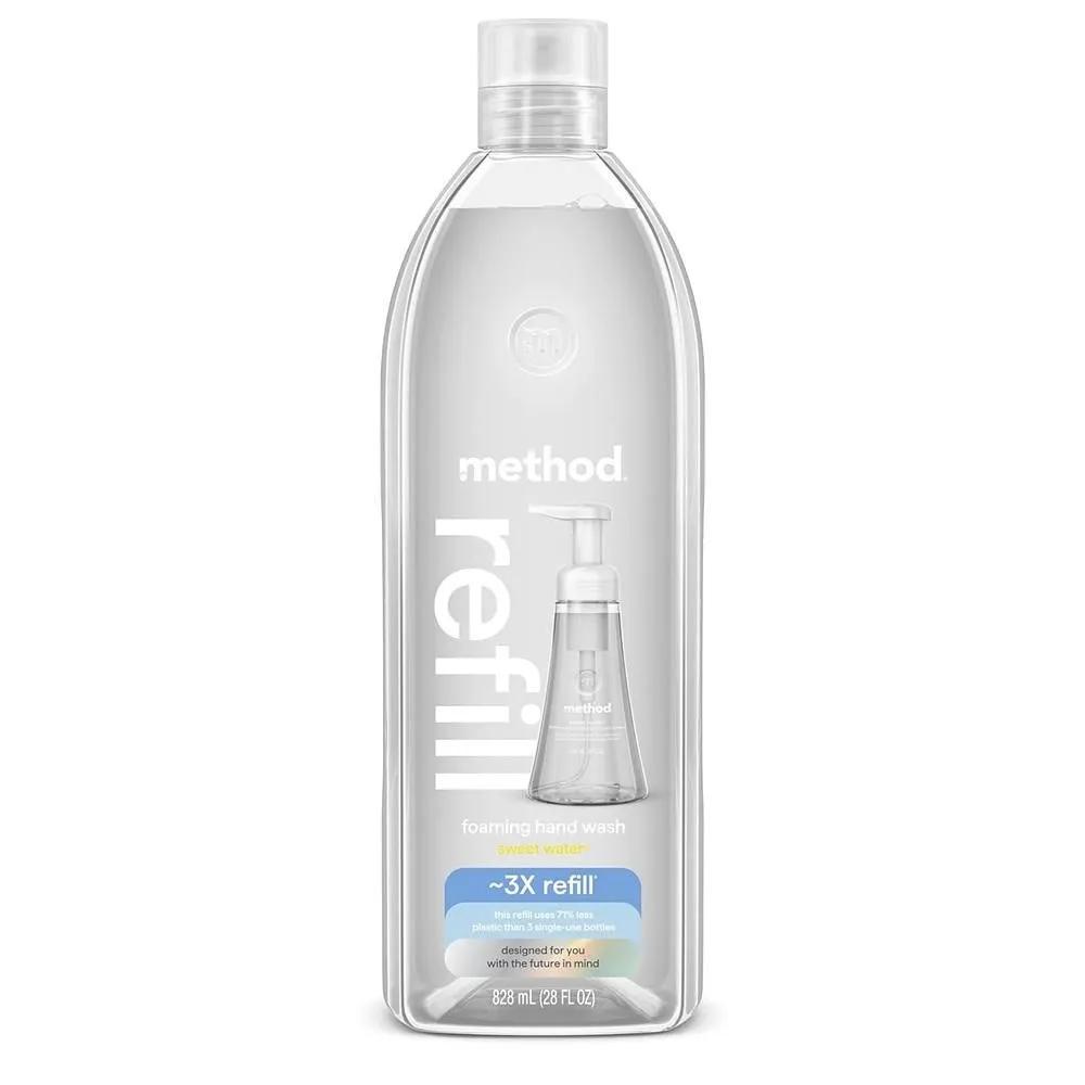 Method Foaming Hand Soap Refill 828ml 1 Pack Sweet Water